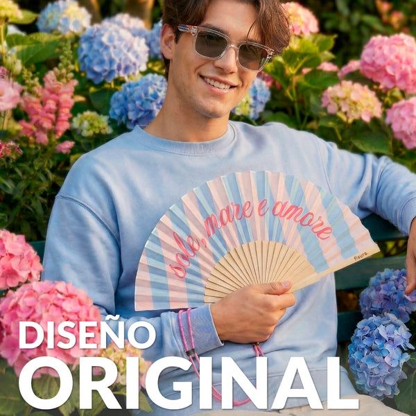 Abanico "Sole, mare e amore"