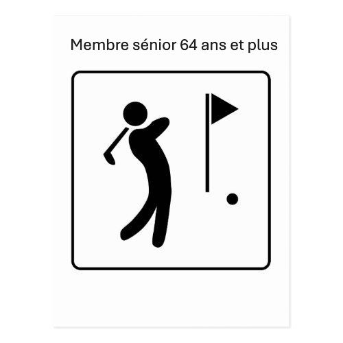 Membre sénior (65 ans et plus)