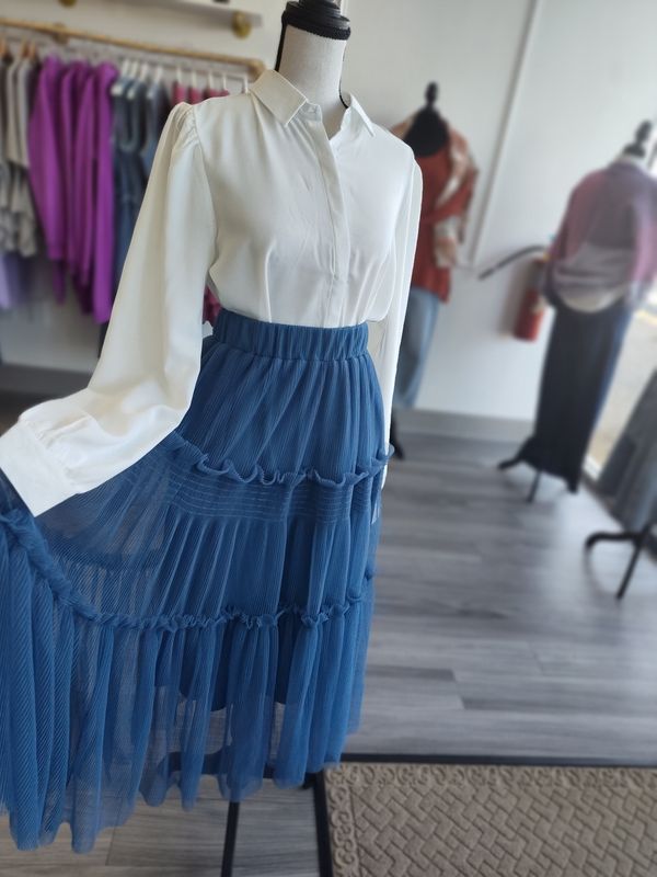 ROYAL GODDESS MIDI SKIRT