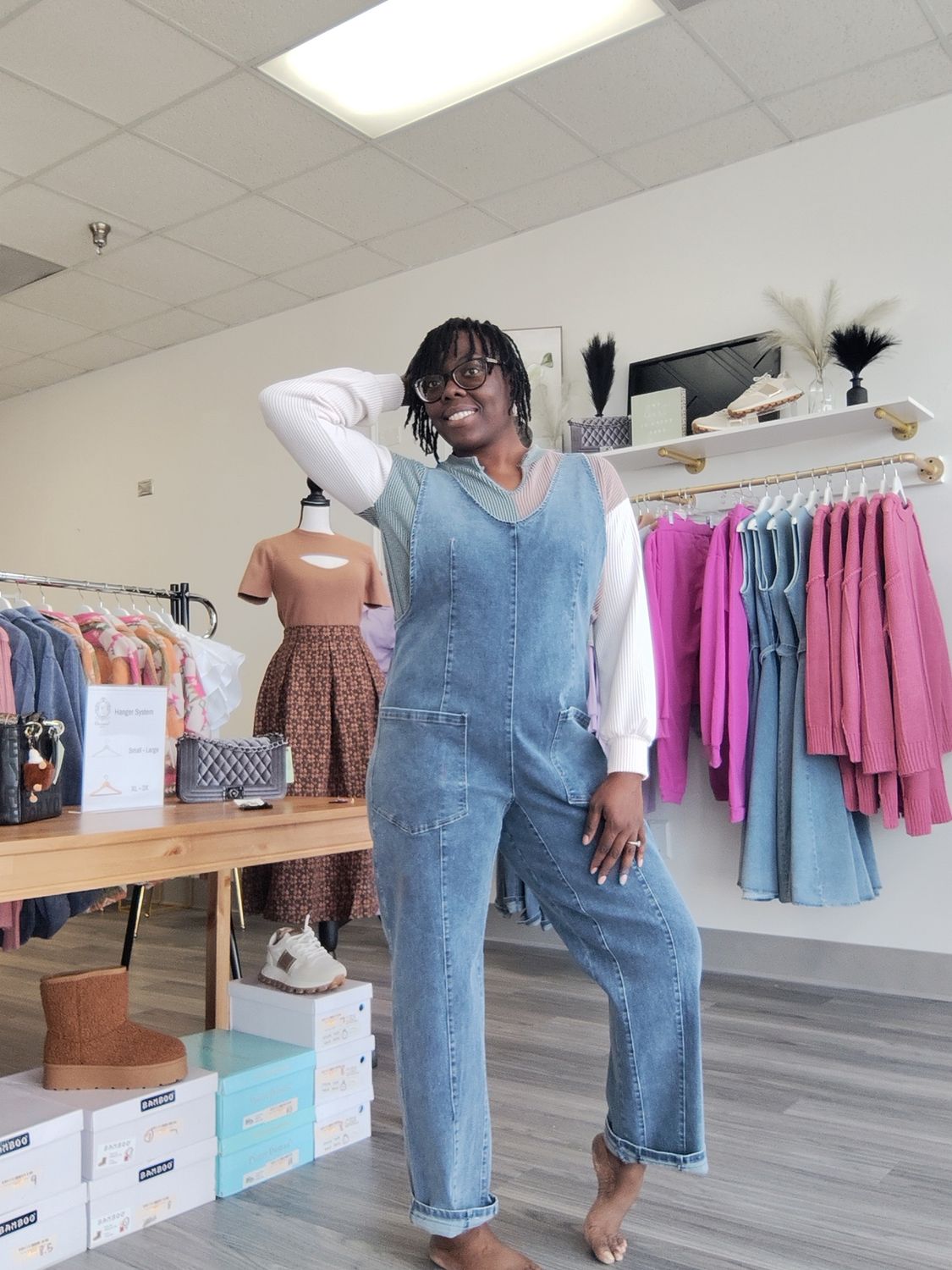 Denim Overalls
