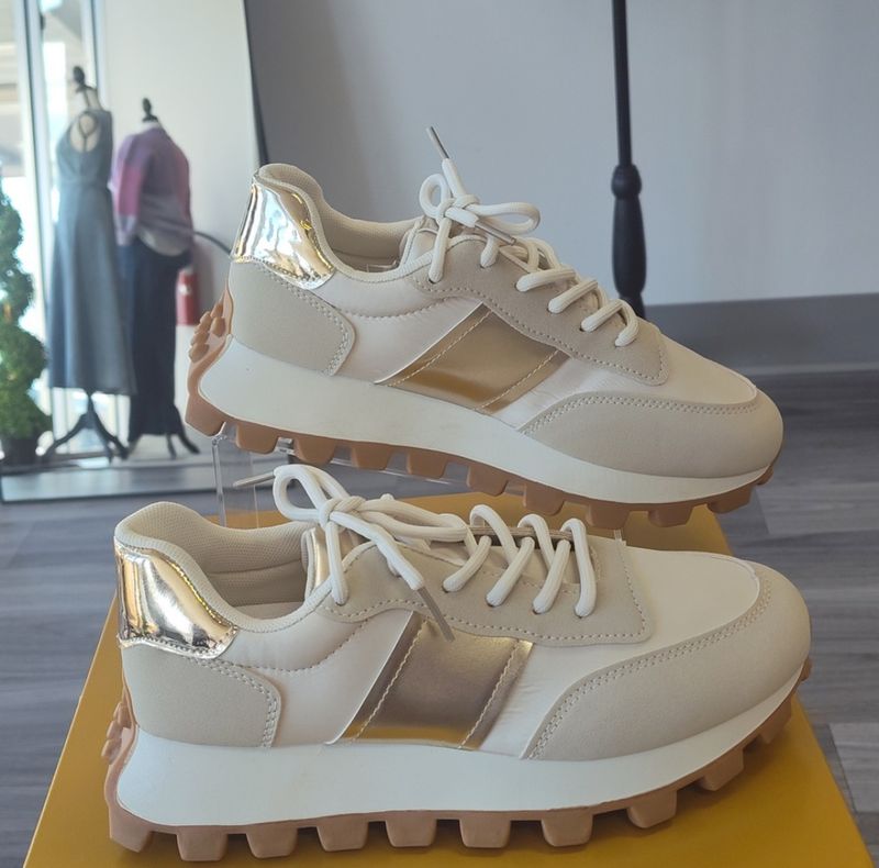 Raleigh Gold Tennis Shoes