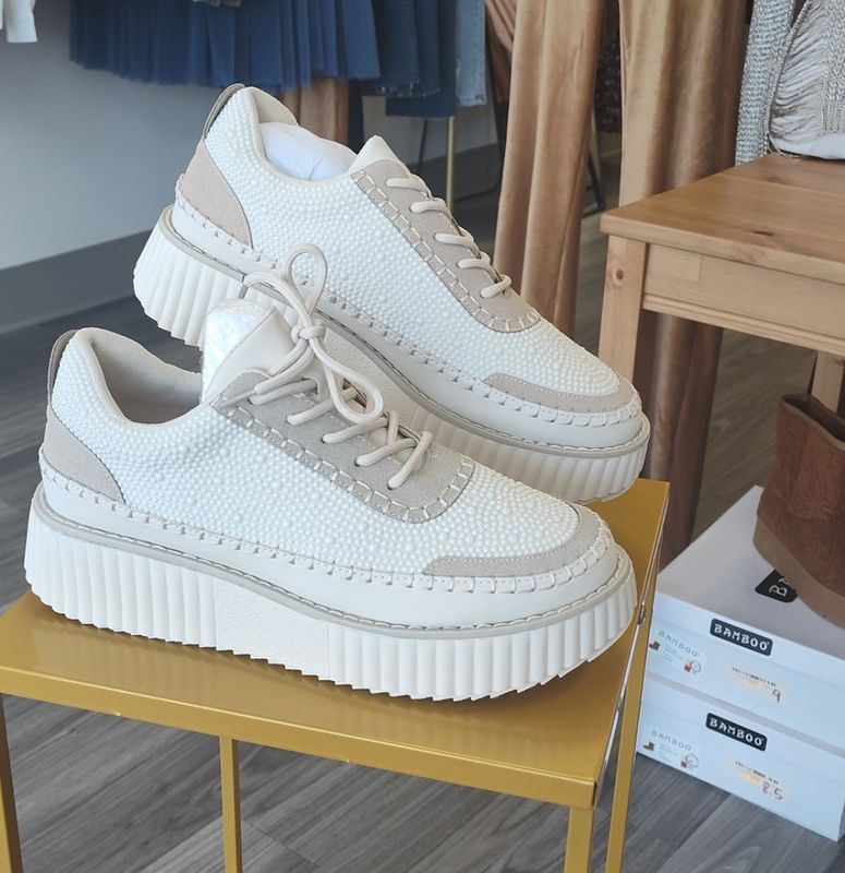 Sweet Creme Platform Sneaker