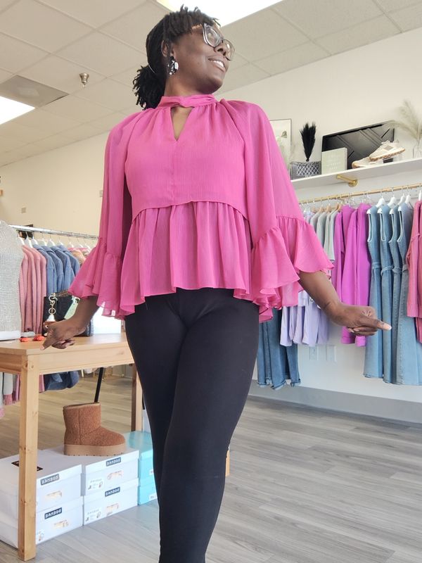 Mia Sheer Blouse