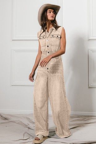 Sadie Denim Jumpsuit