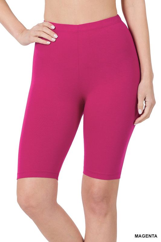 Cotton Biker Shorts