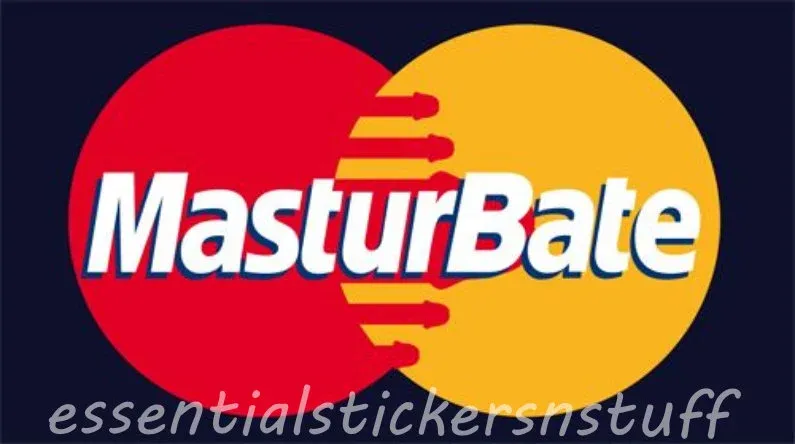 Master Card | Adult Humor | Masturbate | Funny | Memes | Gifts | Hardhat | Stickers | Decals