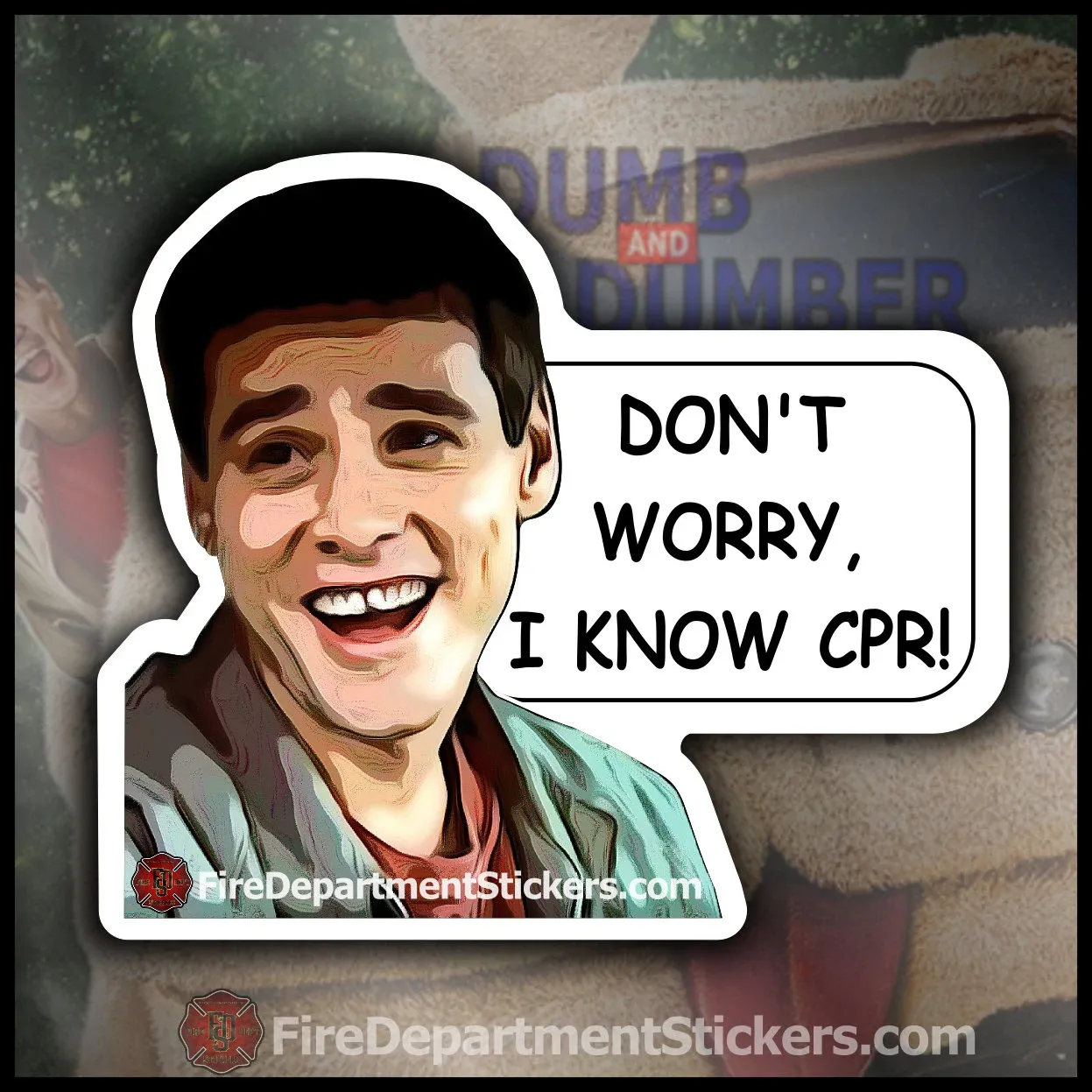 I Know CPR Sticker | Firefighter Sticker | EMS | Fire Department Stickers