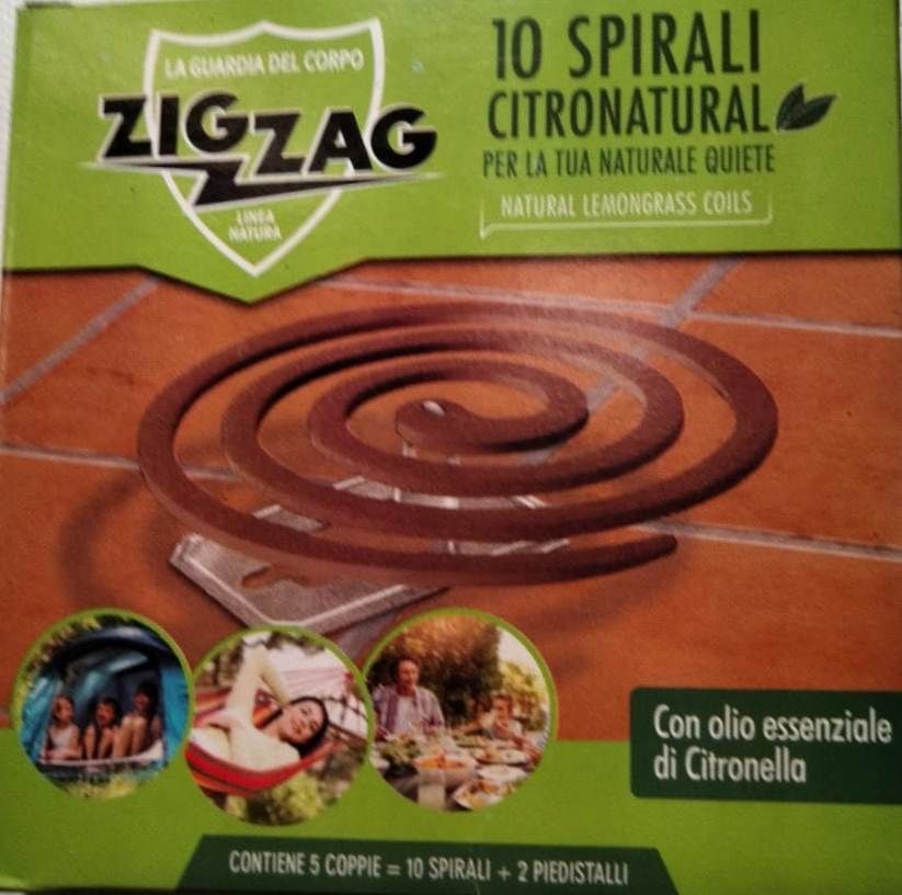 spirali con olio essenziale di citronella