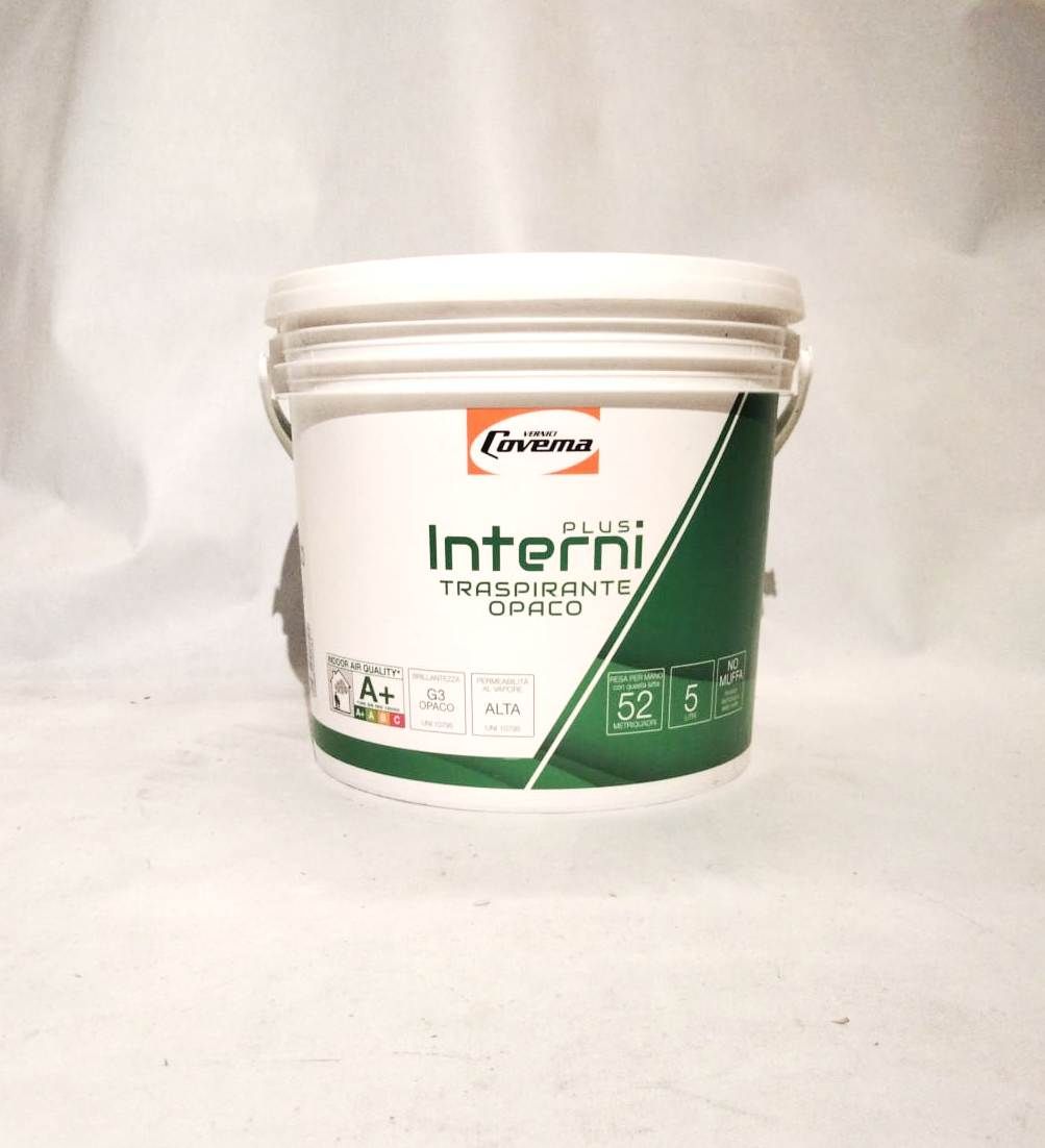 bianco traspirante antimuffa interni plus litri  5