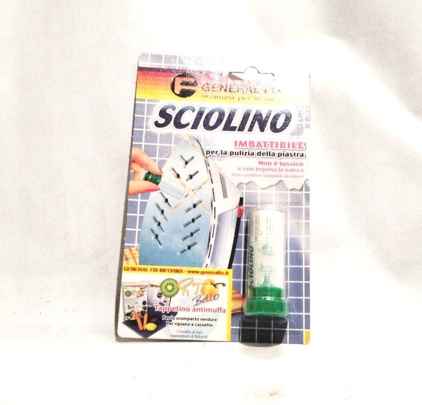 pulitore piastra ferro da stiro sciolino