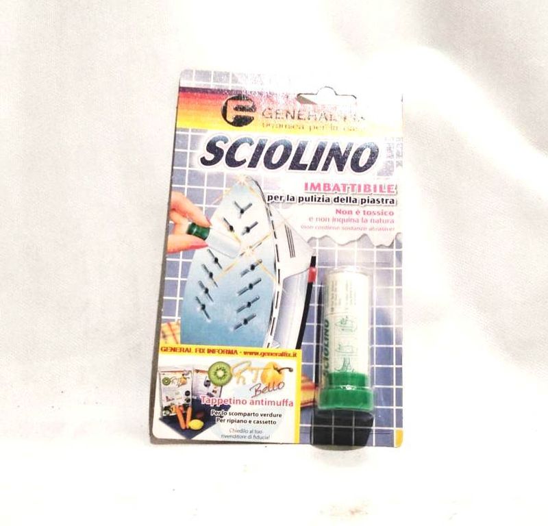 pulitore piastra ferro da stiro sciolino