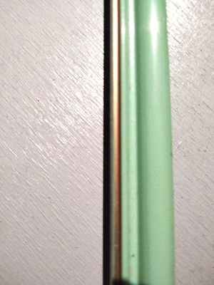 asta verde antico filo oro m2