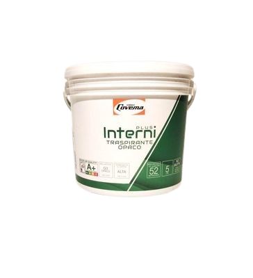 bianco traspirante antimuffa interni plus litri  5