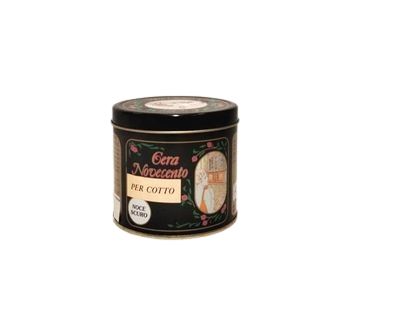 cera in pasta solida  per cotto 500ml marrone scuro