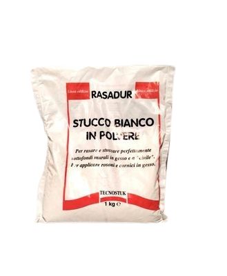 stucco in polvere bianco rasadur
