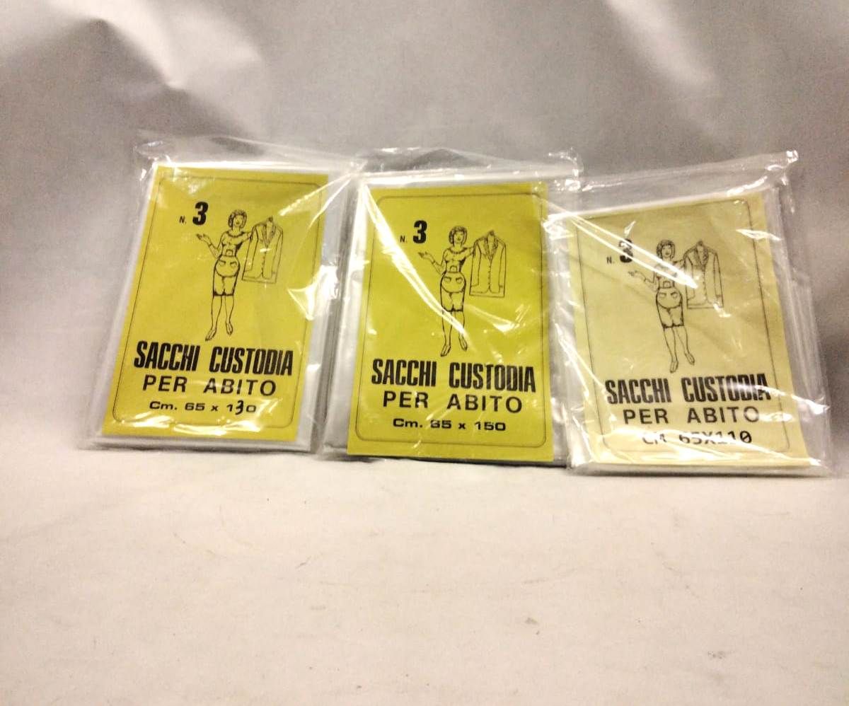 sacchi custodia per abito 3pz