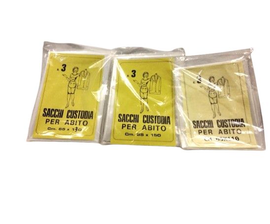sacchi custodia per abito 3pz