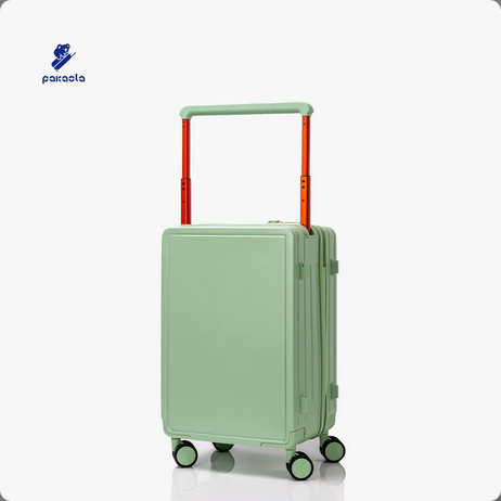 Business Hartschalen-Trolley, 20" und 24", 360° Rollen, USB, grün