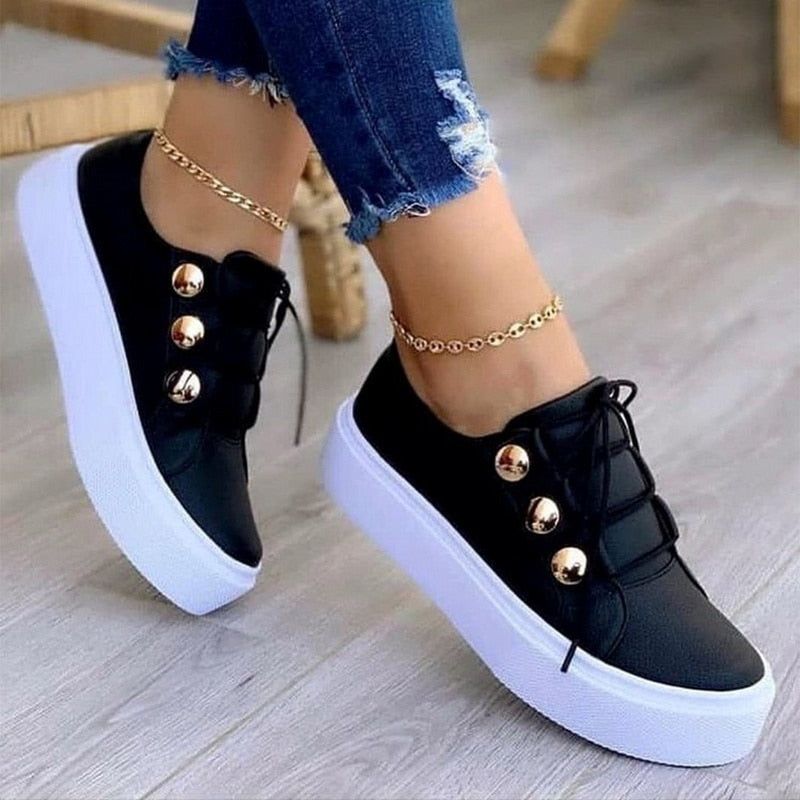 Light Breathable Female Running Shoes Casual Women Sneakers, Color: Black, Shoe Size: 6