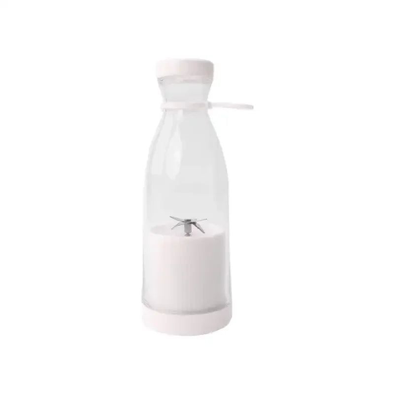 Portable Electric Juicer Cup Handheld 6-blade USB Rechargeable, Color: WHITE