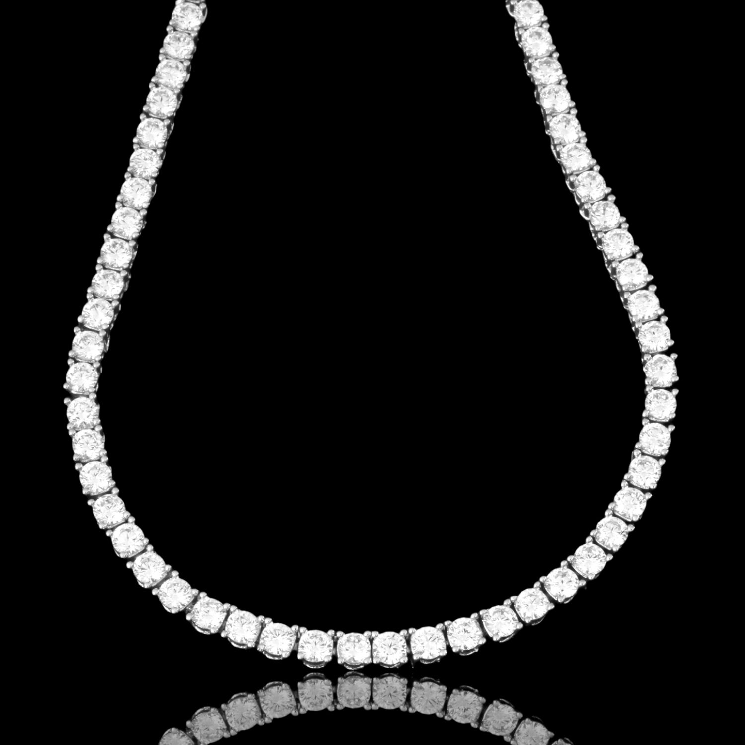 DAZE 3MM CZ Tennis Choker Chain | 961471, Size: 20inch