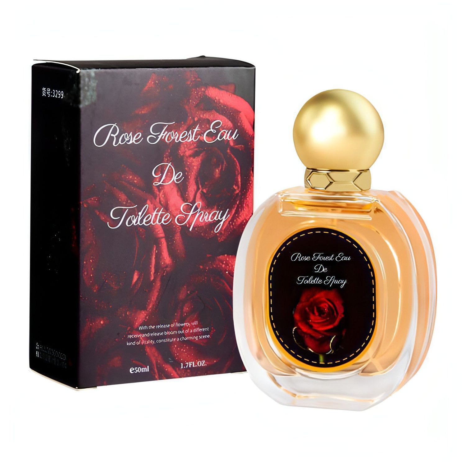 Rose Forest Perfume For Women Lasting Eau de Tolette, Net Content: 50ml, Color Classification: 3299 Rose Forest