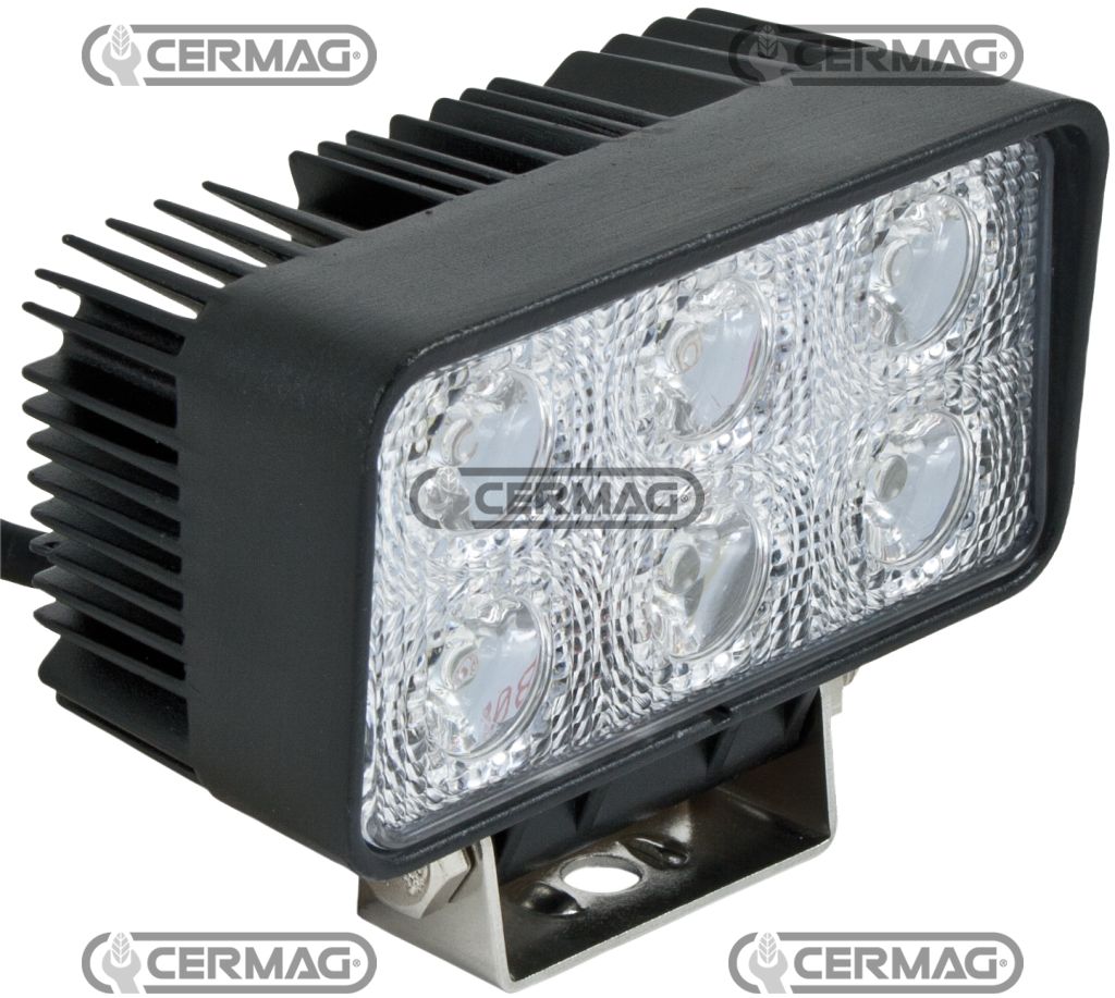 FARO DA LAVORO 6 LED LUMEN:1440lm CODICE:95101