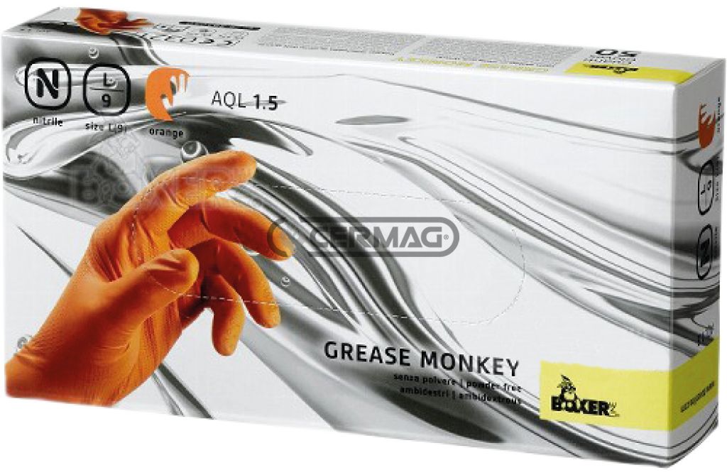 SCATOLA GUANTI IN NITRILE SPESSORATI TAGLIA:XL CODICE:76165