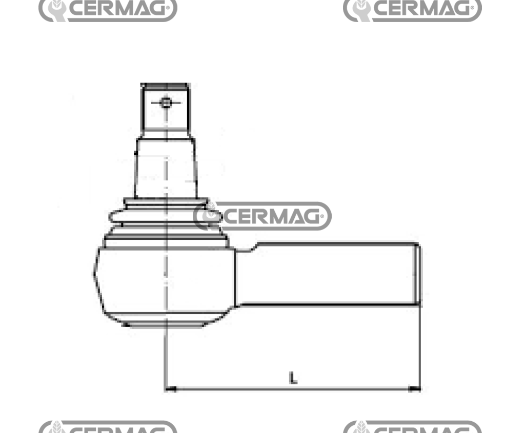 TESTINA STERZO DX NEW HOLLAND ADATTABILE A CODICE OEM:5109553