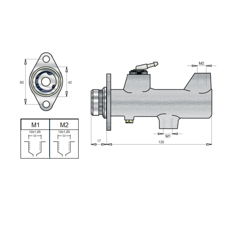 POMPA FRENO LANDINI CODICE:3537810M91