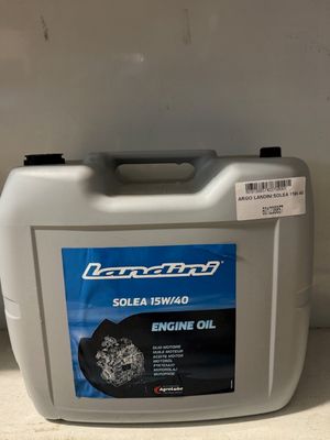 OLIO MOTORE LANDINI SOLEA 15W40 LT20 CODICE:6632281A1 OLIO MOTORE LANDINI SOLEA 15W40 LT20 CODICE:6632281A1