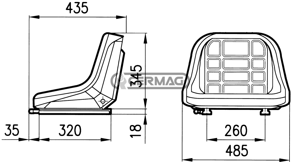 CULLA SEDILE COBO GT 50 CON GUIDE CODICE:60603
