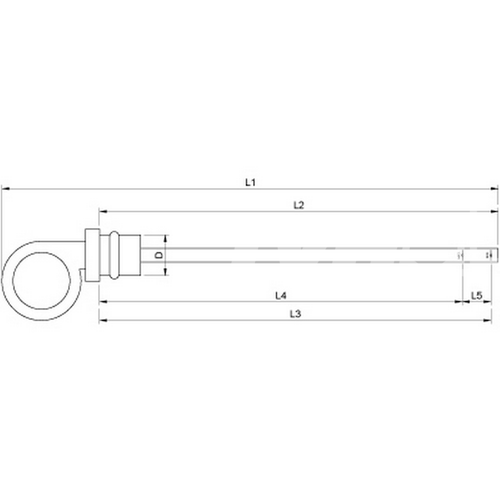 ASTA LIVELLO OLIO MOTORE FIAT-NEW HOLLAND ADATTABILE A CODICE:5096005