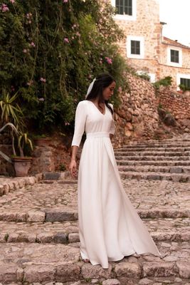 Robe de mariée style bohème NOEMIE