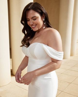 Robe de mariée style romantique glamour GHOA