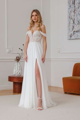 Robe de mariée vaporeuse ALPACINO Robe de mariée vaporeuse ALPACINO