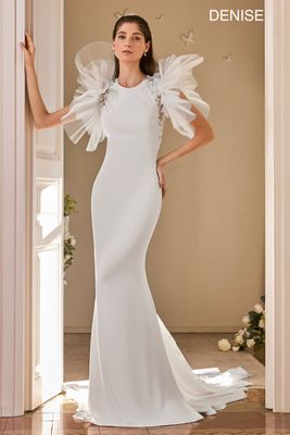 Robe de mariée sirène sculpturale DENISE