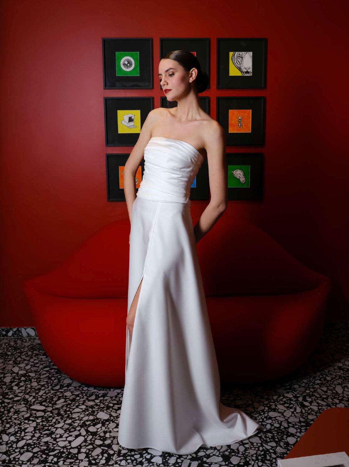 Ensemble de mariée moderne AYMEE