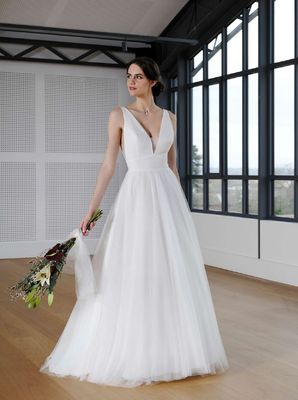 Ensemble de mariée AVA et son boléro Ensemble de mariée AVA et son boléro