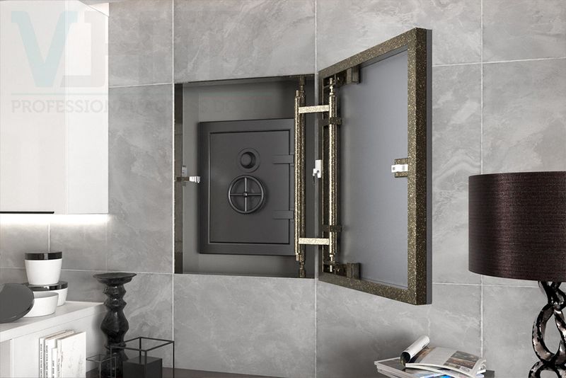 Access doors for tiling