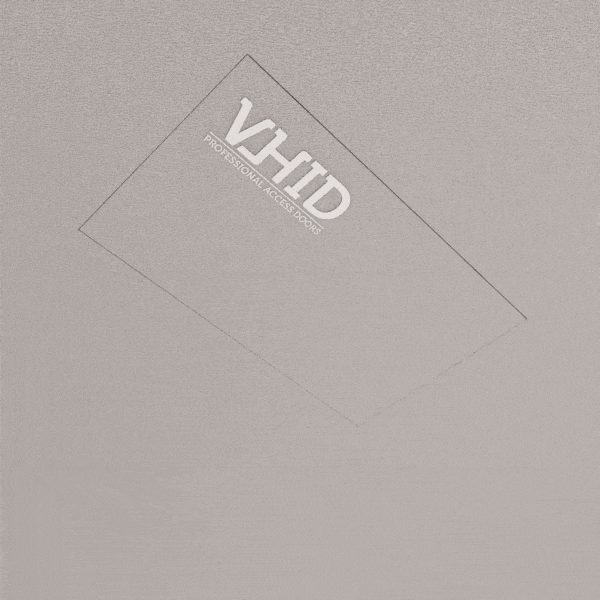 Hidden access door in ceiling for painting and fastening to drywall 1/2-inch thick, mod. One