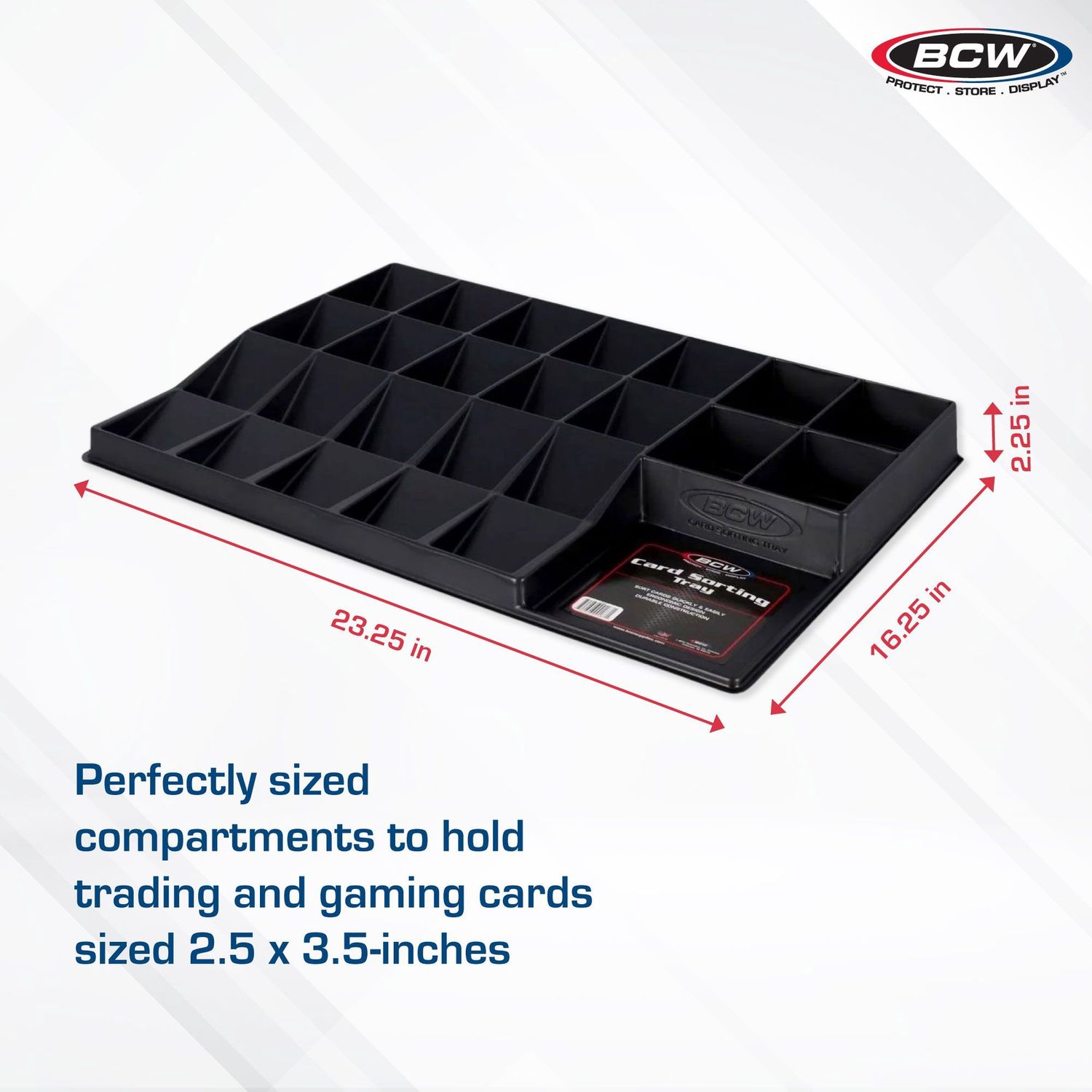 mtg card tray Kabinka Commander Deck Box, Holds 400+ Double-Sleeved Cards and sort up to 18 compartments full of cards MTG Commander Card Tray for