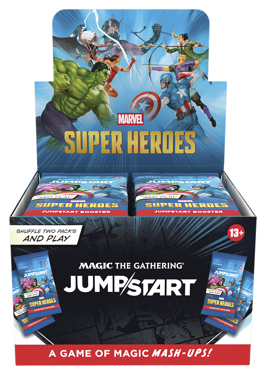 Marvel Super Heroes Jumpstart Booster Display