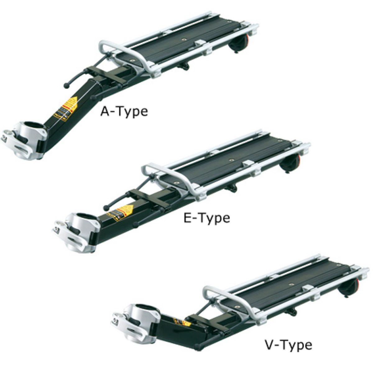 Topeak Beam Seatpost Rack MTX V-Type for Large Frames: Fits 25.4-31.8mm seatpost