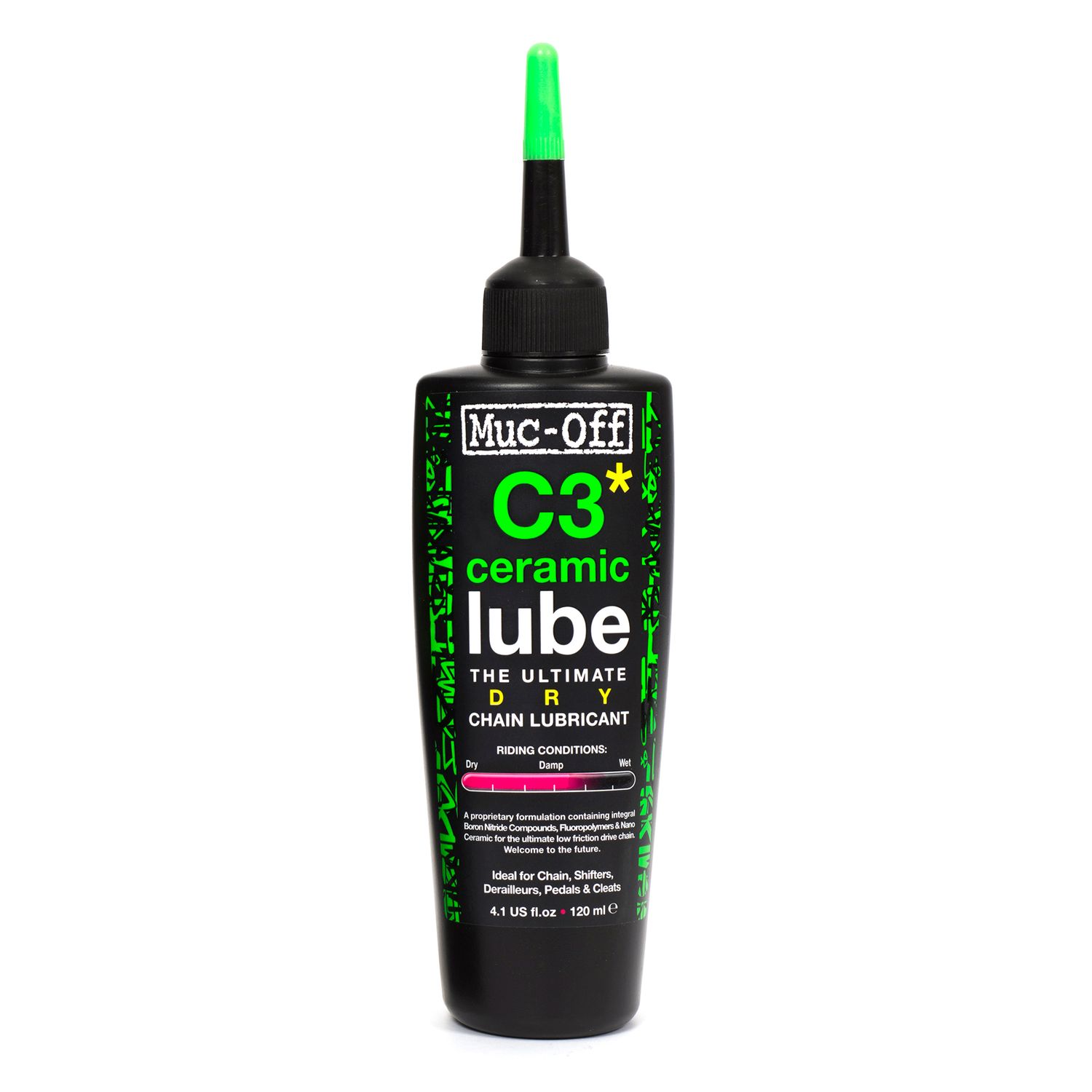Muc-Off Ceramic Dry Lubricant, 120ml with UV Torch