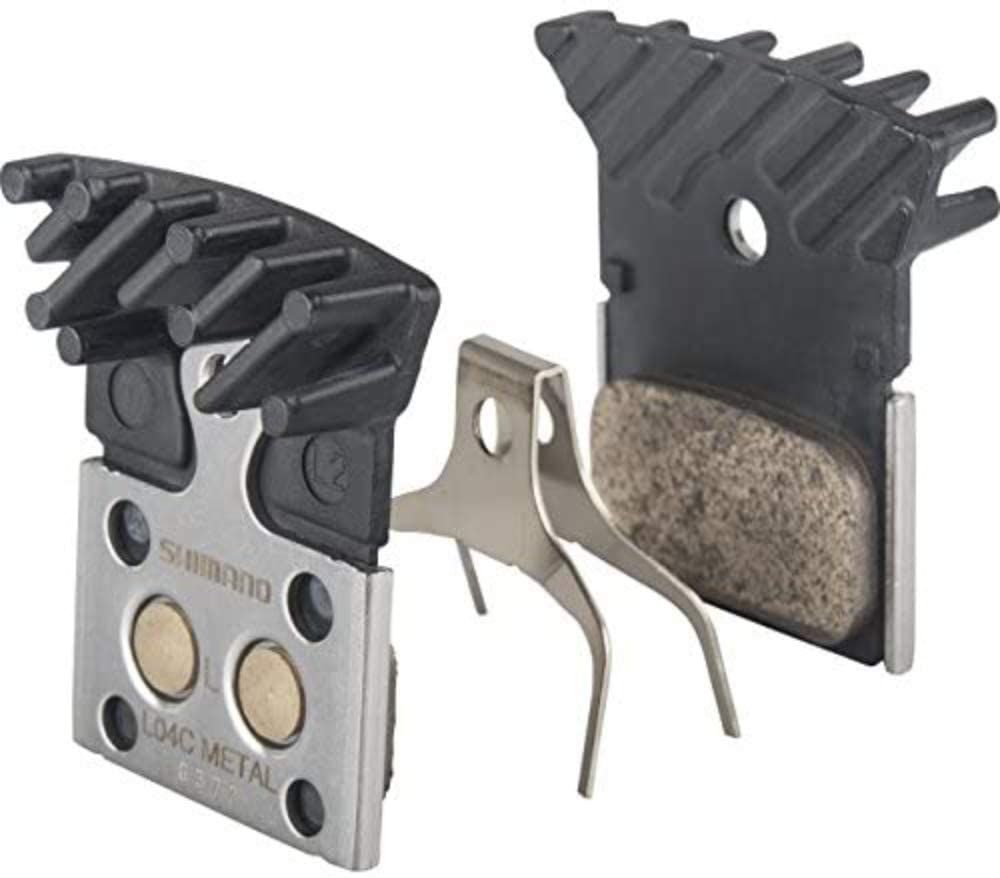 Shimano METAL PAD &amp; SPRING L04A W/ FIN  [WORKS WITH 105, ULTEGRA, DURA-ACE] ✔