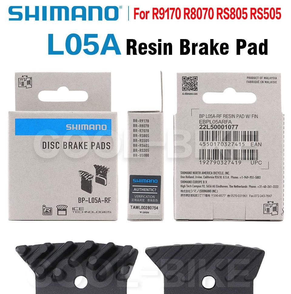 SHI L05A-RF Resin/Steel Disc Pad &amp; Spring-Flat Mt w/ Fin