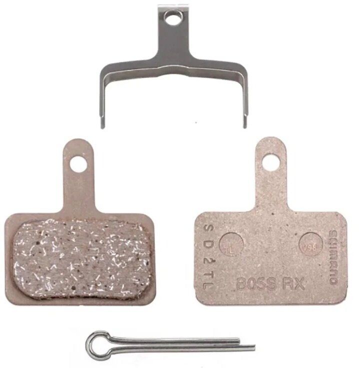 SHI B05S-RX Resin Disc Pad w/ Split Pin &amp; Spring PAIR