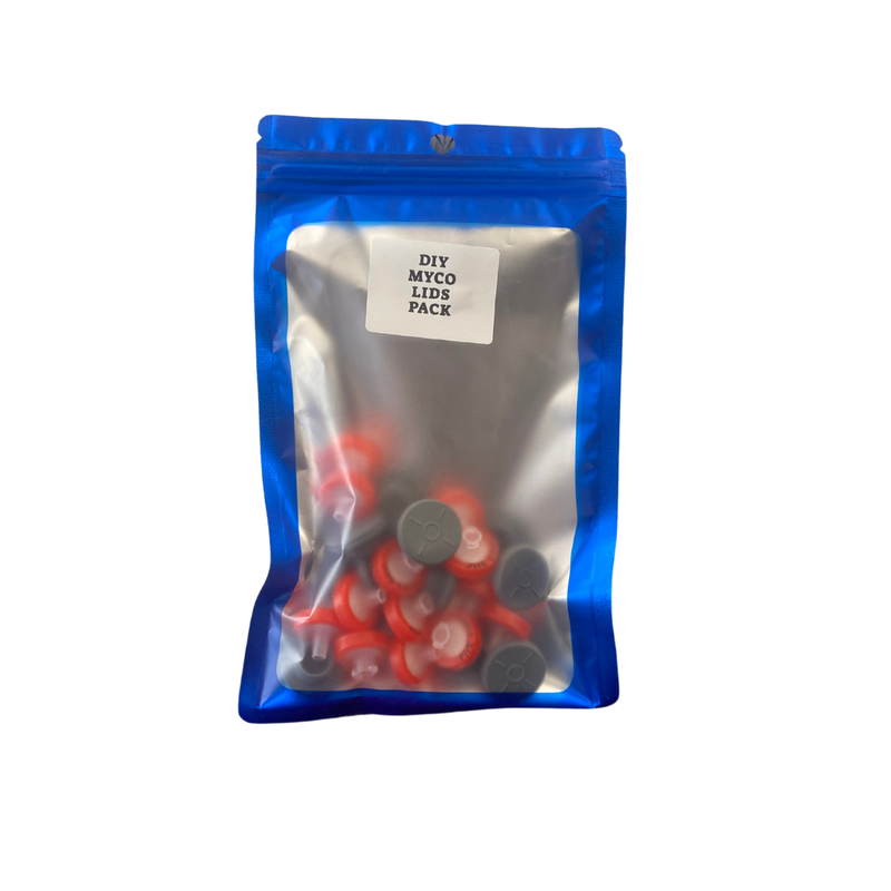 Mycology Lid Filters &amp; Ports - 24 Combo Pack