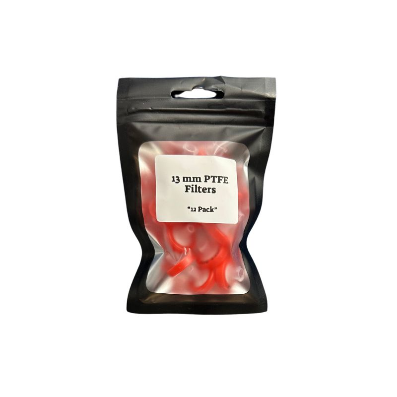 12 Pack PTFE 13mm Syringe Filter